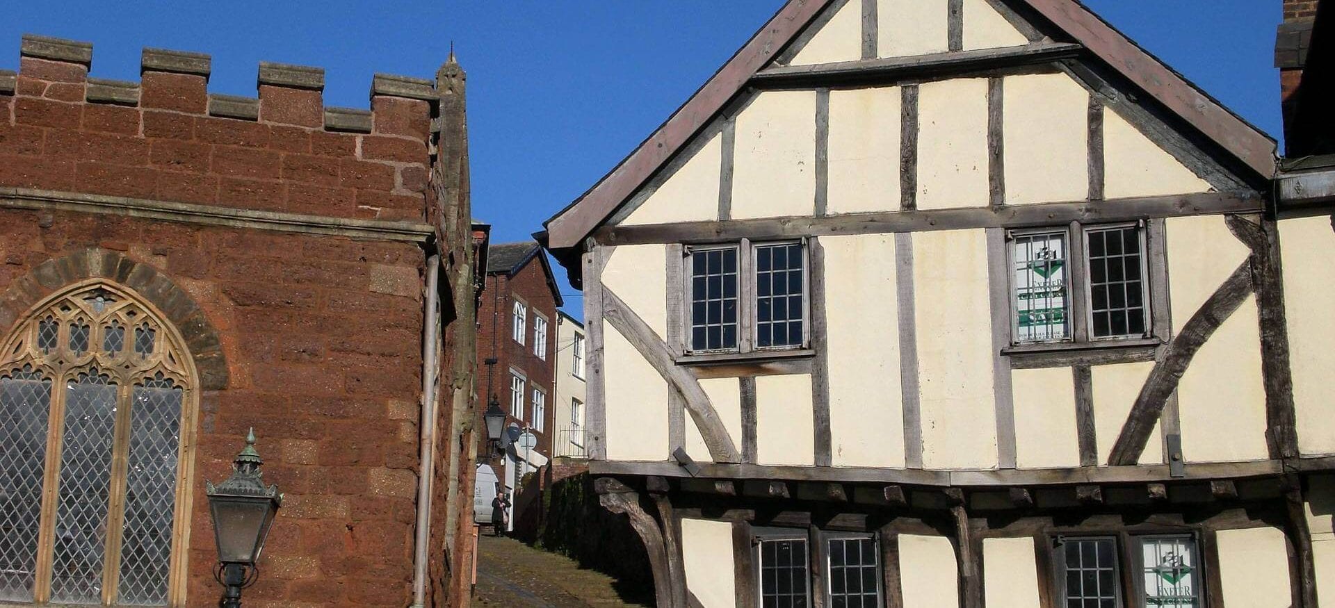 Exeter's Wonky Medieval Architecture
