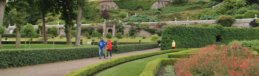 Dunrobin Castle on Scottish gardens tour