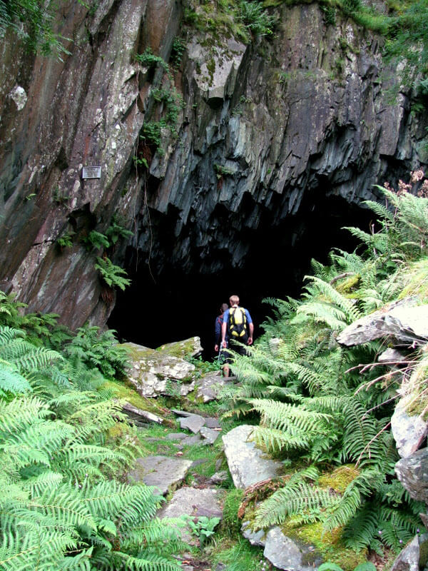 Millican Daltons cave near Catbells Camping Barn