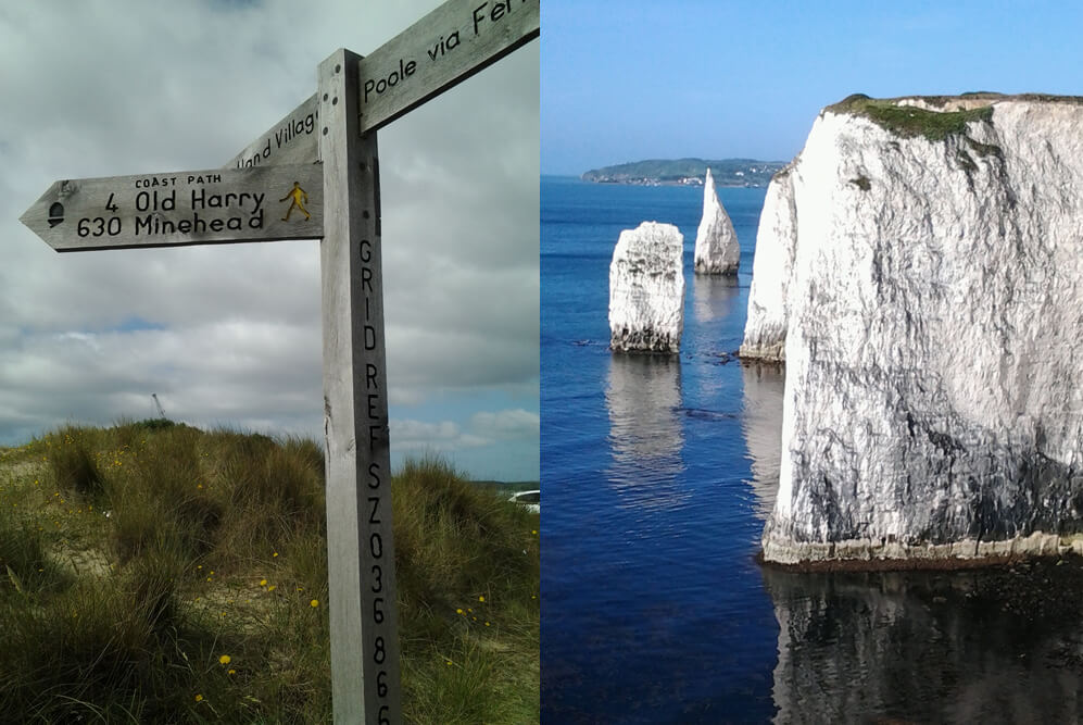 End / Start at the South West Coast Path