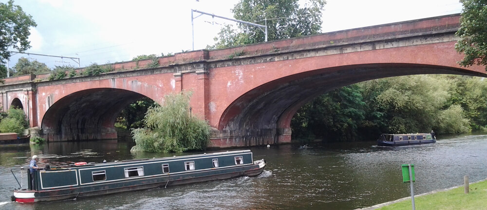 Sounding Arch over the Thames at Maidenhead. Designed by L.K. Brunel