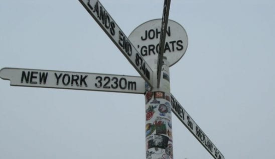 Land's End to John O' Groats to Land's End (LEJOG JOGLE)