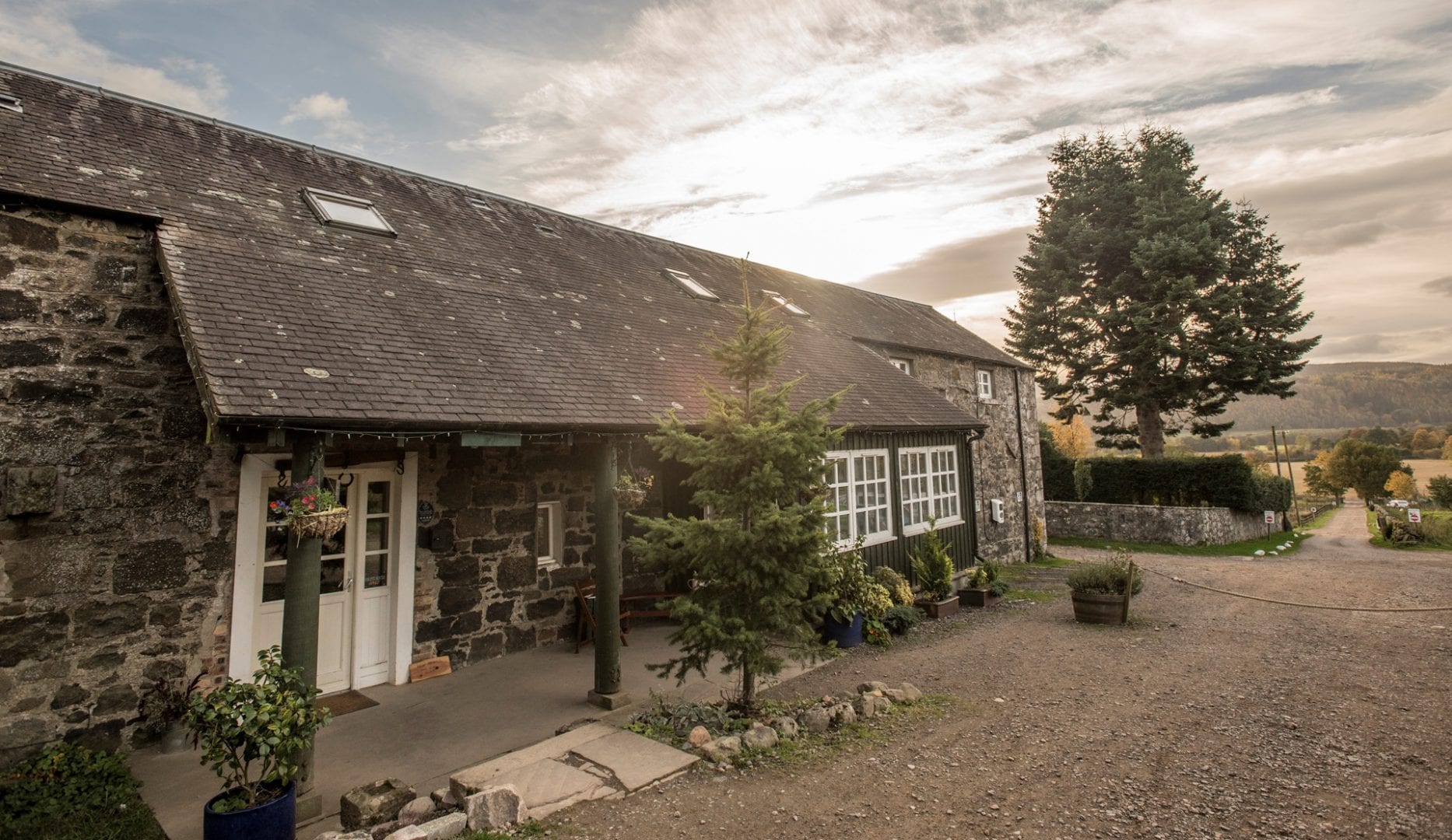 Comrie Croft accommodation in rural Perthshire
