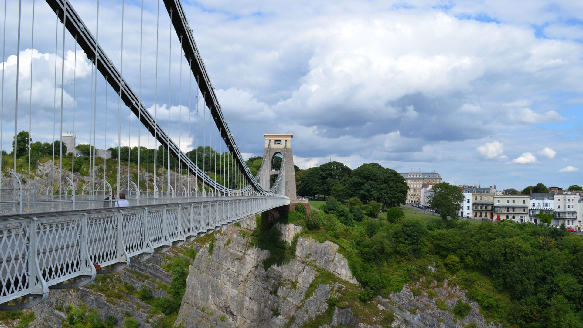 Bristol City Centre suspension bridge