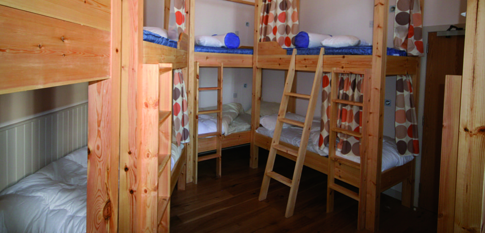 beds at campbelltown hostel n Kintyre