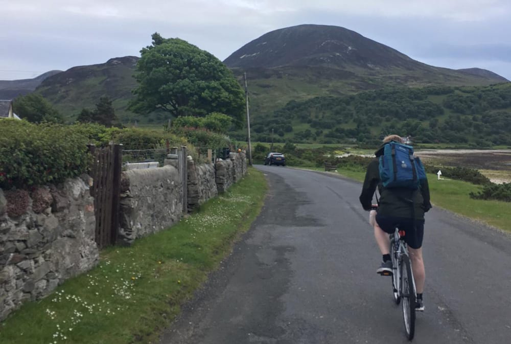 cycling from Kintyre to Arran