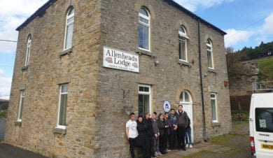 school residential at allenheads lodge in the independent hostels network