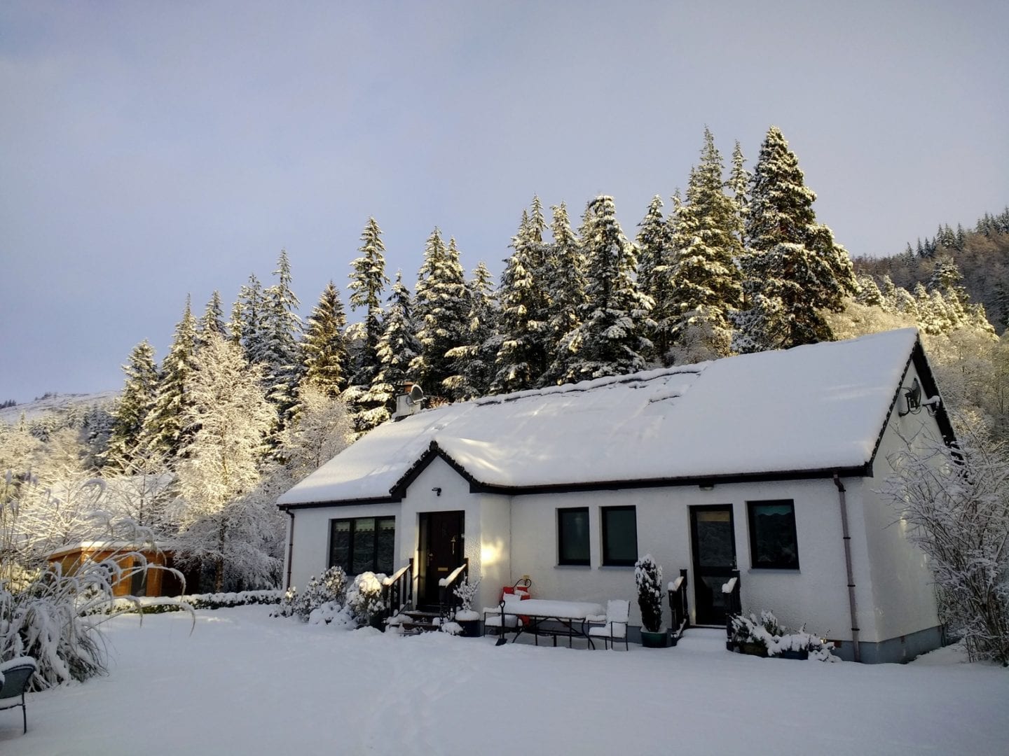 Christmas, New Year, Forest Way Hostel near Ullapool
