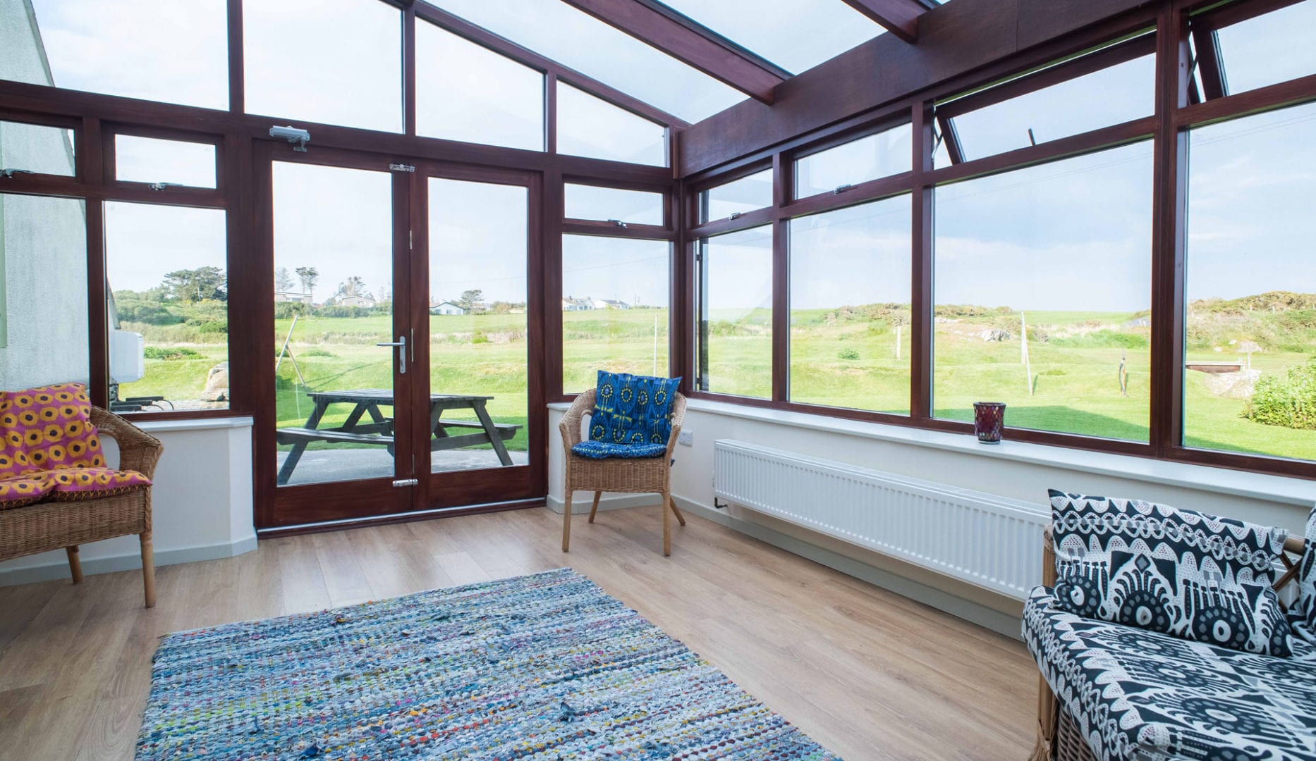conservatory at outdoor alternative on anglesey
