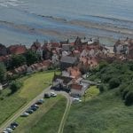 The Old School House Robin Hood's Bay Ariel view