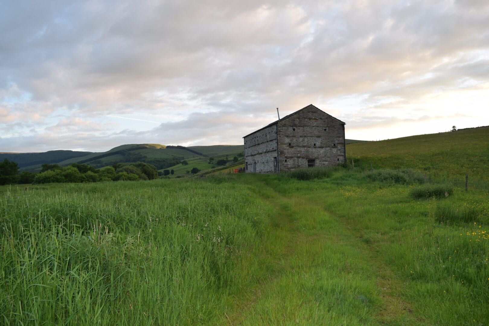 View of Raydale Barn