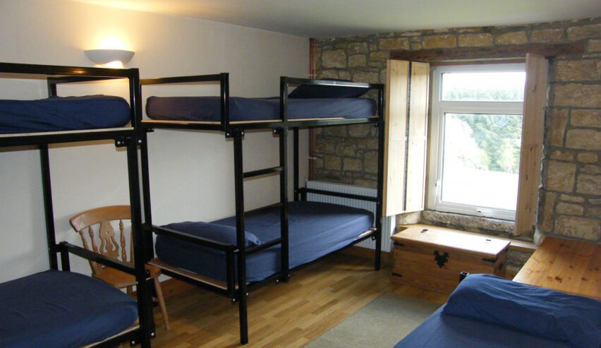 bunks at Chartners Farm off grid accommodation