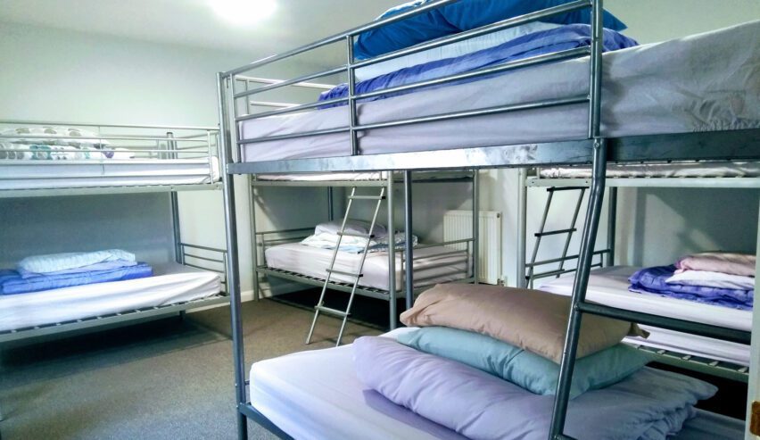 bunks at Dolphins Backpackers
