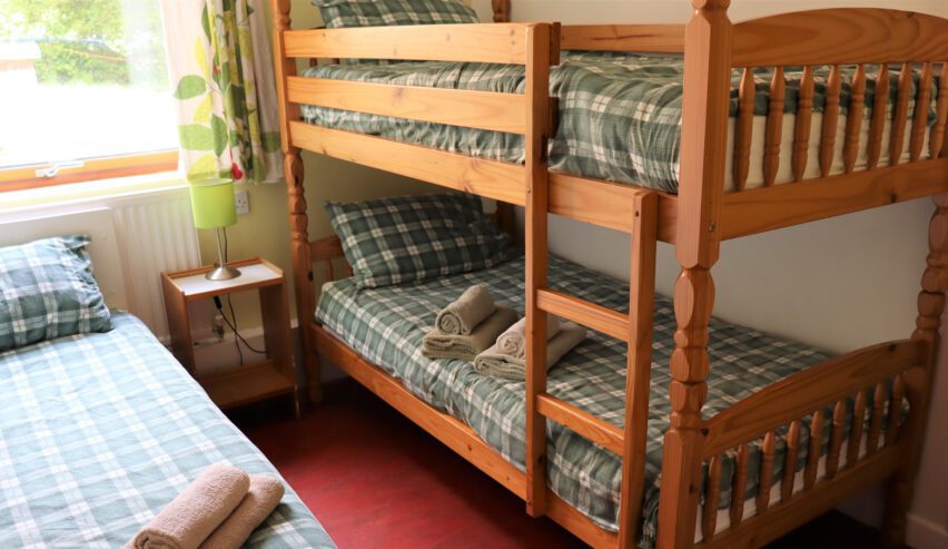 bunks in Wetherdown Lodge at The Sustainability Centre in the South Downs National Park