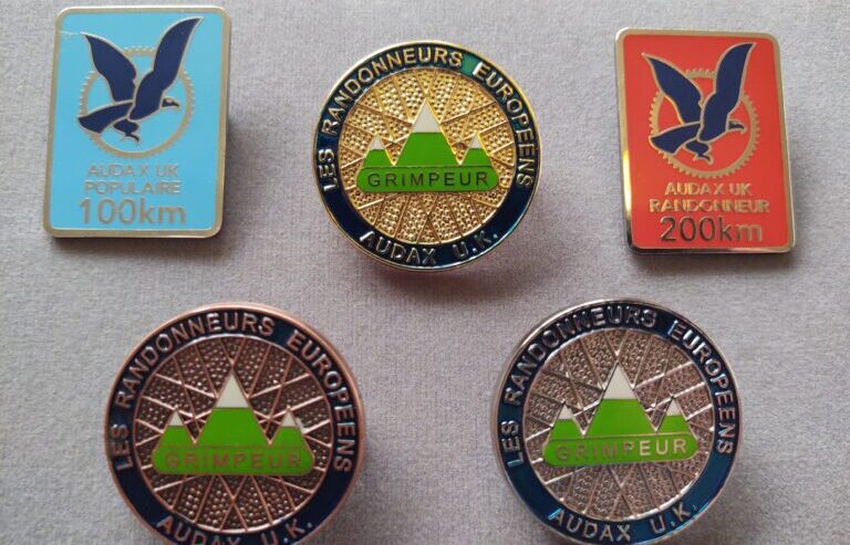 badges for cycle route