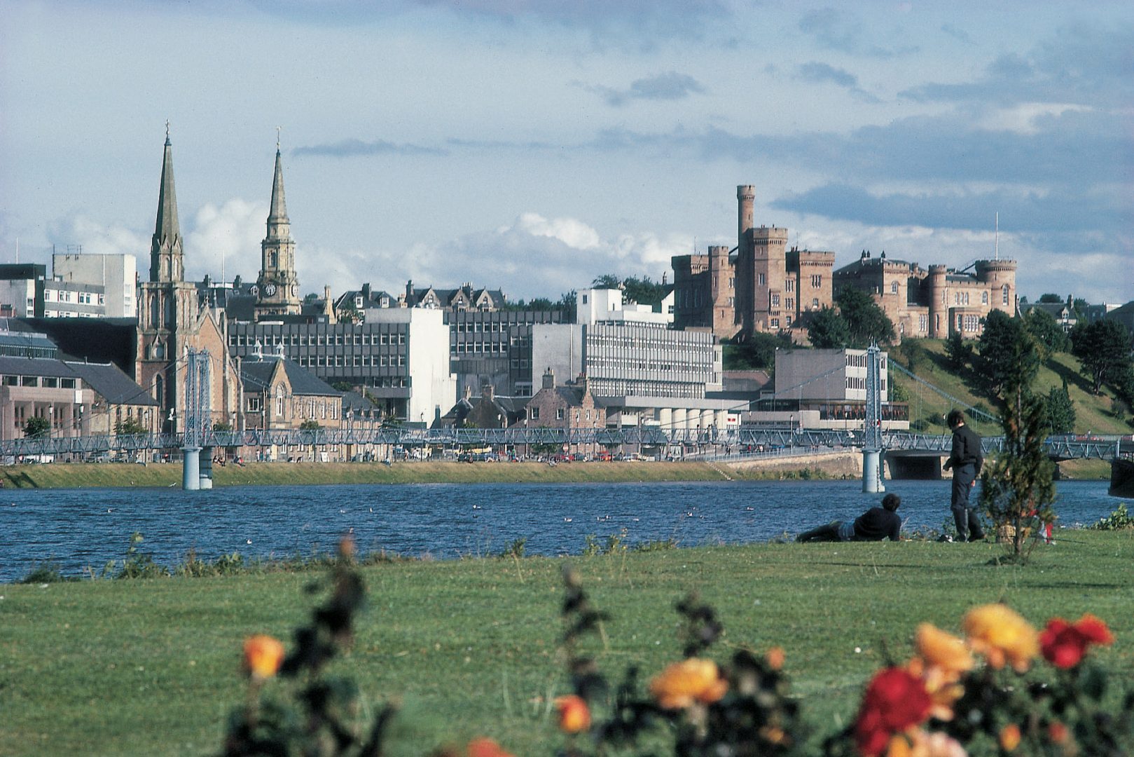 A view of Inverness from the river