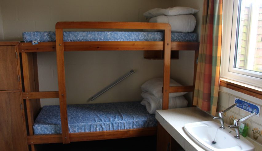 bunks and a sink