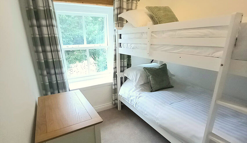 bunkbeds at cosy cottage in youlgreave