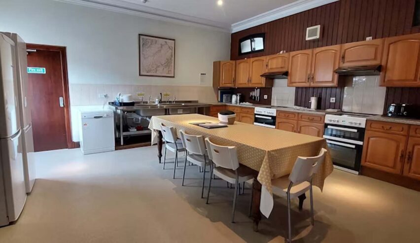 self catering kitchen at Mar Lodge Bunkhouse