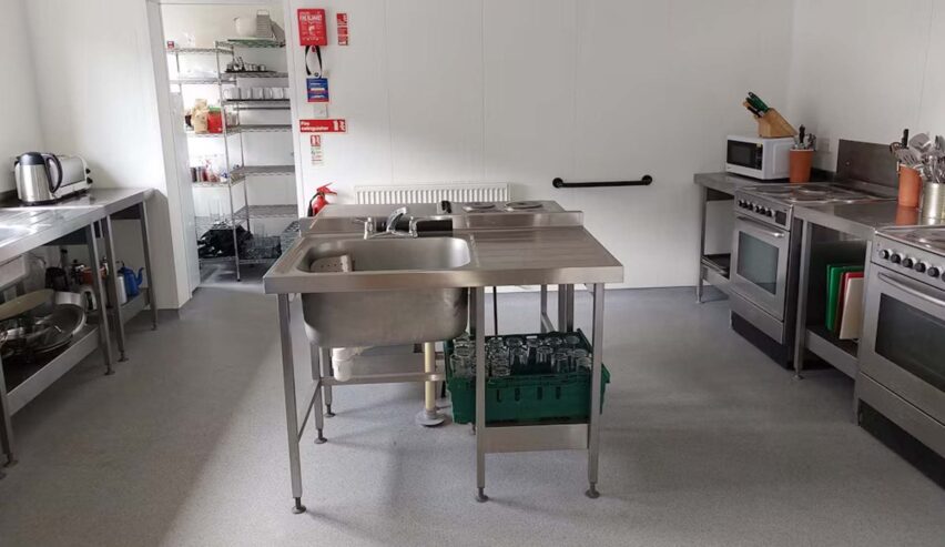 well equipped self catering kitchen at Kintail Bunkhouse Outdoor Centre